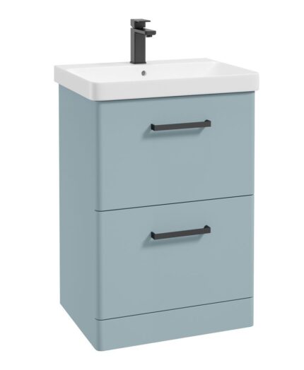 KORA Floorstanding 60cm Two Drawer Vanity Unit