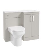 CORTA 100cm RH Combination Two Door Vanity Unit - Chrome, Morning Mist