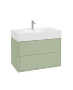 PULSE Wall Hung 80cm Two Drawer Vanity Unit - Parkland & Basin
