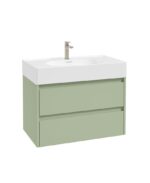 APEX Wall Hung 80cm Two Drawer Vanity Unit - Parkland & Basin