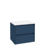 APEX Wall Hung 60cm Two Drawer Countertop Vanity Unit