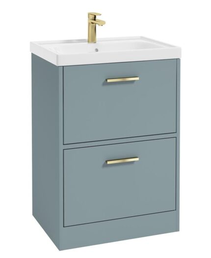 FINLAND Floorstanding 60cm Two Drawer Vanity Unit