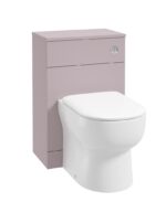 SCANDINAVIAN Back To Wall Unit & Cistern - Matt Cashmere Pink