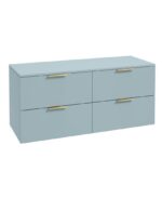 STOCKHOLM Wall Hung 120cm Four Drawer Countertop Vanity Unit