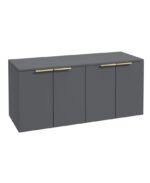 STOCKHOLM Wall Hung 120cm Four Door Countertop Vanity Unit