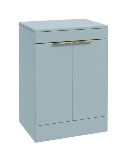 STOCKHOLM Floorstanding 60cm Two Door Countertop Vanity Unit