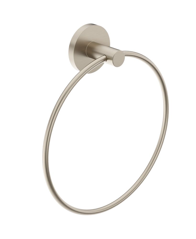 1753718973_ua0117-1 HAKK Towel Ring Brushed Nickel - Image 1
