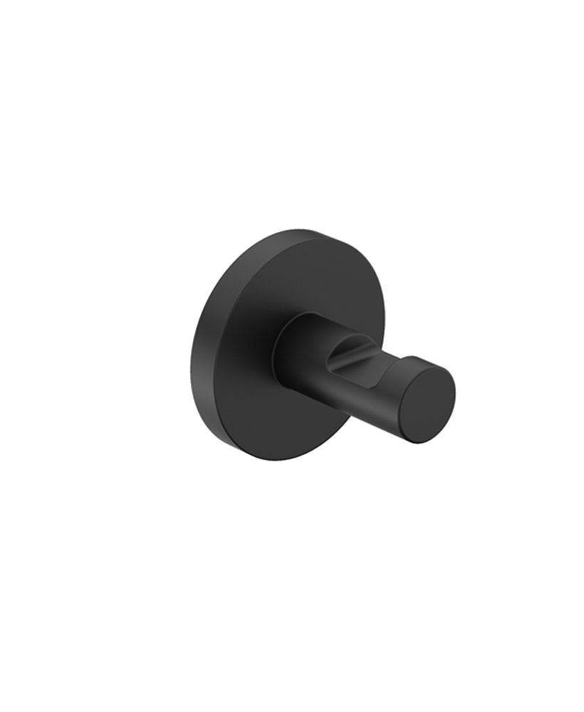 1753718974_ua0125-1 HAKK Robe Hook Matt Black - Image 1