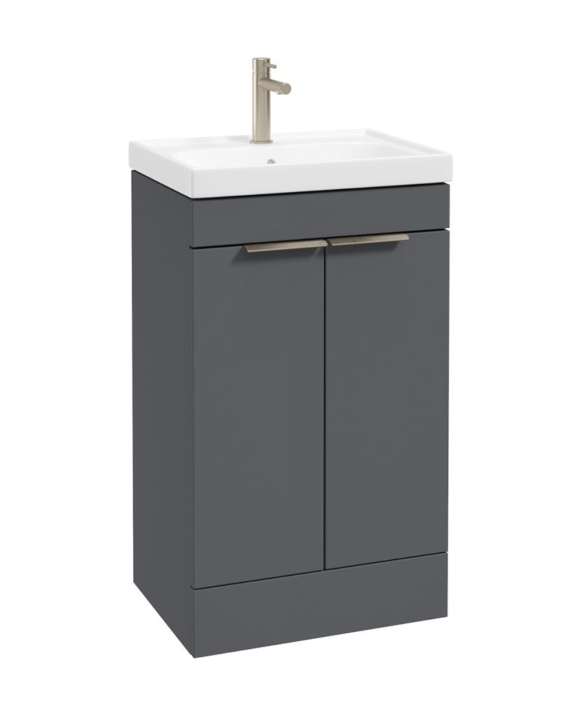 1753719086_uf1545 STOCKHOLM Floorstanding 50cm Two Door Vanity Unit - Image 1
