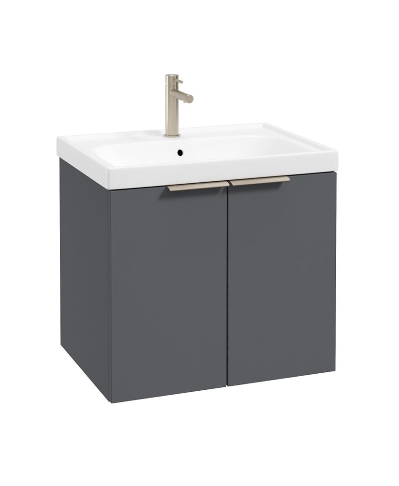 1753719090_uf1561-1 STOCKHOLM Wall Hung 60cm Two Door Vanity Unit - Image 1