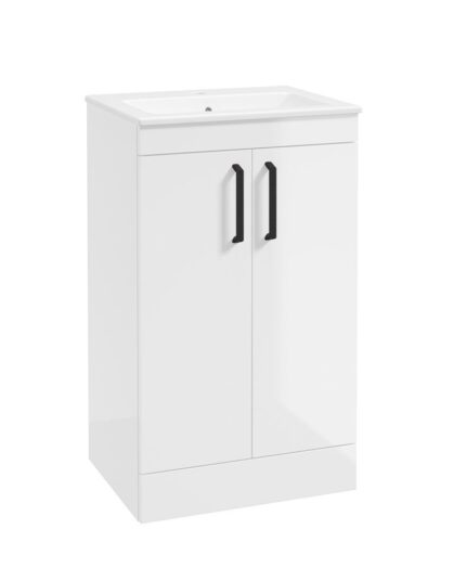 CORTA Floorstanding 50cm Two Door Vanity Unit