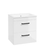CORTA Wall Hung 50cm Two Drawer Vanity Unit