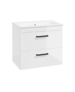 CORTA Wall Hung 60cm Two Drawer Vanity Unit
