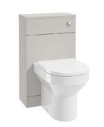 CORTA Back To Wall WC Unit - Morning Mist-Chrome Button