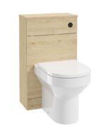 CORTA Back To Wall WC Unit - Honey Oak-Black But