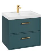 FINLAND Wall Hung 60cm Two Drawer Vanity Unit