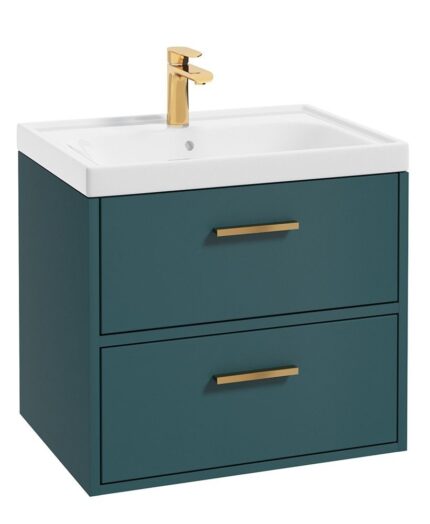 FINLAND Wall Hung 60cm Two Drawer Vanity Unit