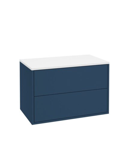 PULSE Wall Hung 80cm Two Drawer Countertop Vanity Unit