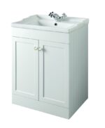 Kylemore Floor Standing Unit - Matt White (Unit Only), 600mm