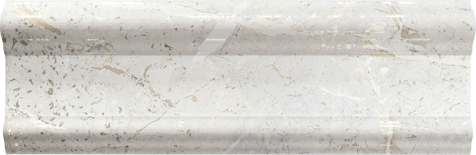 PR160360BI52959_A040274_CENEFA_AUGUSTUS_PEARL_10X30_SZ1 Cenefe Augustus Pearl Rect 10x30cm (Price Per Piece) - Image 1