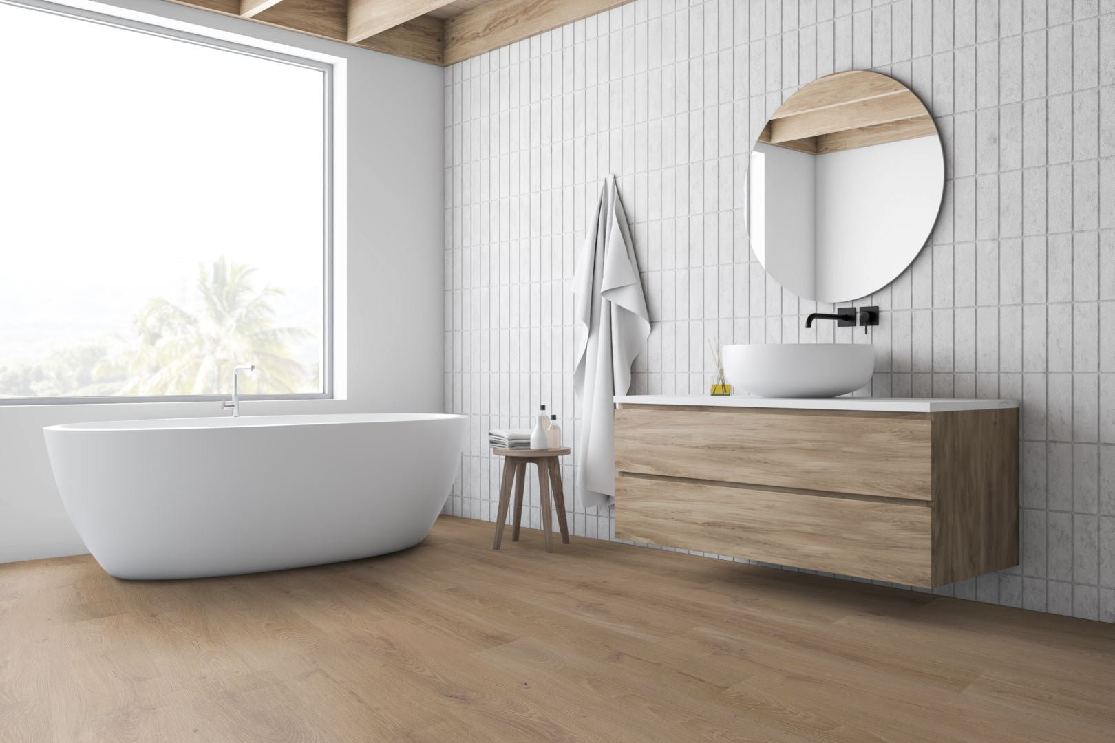 SPC-Oak-Sahara-Plank-Vinyl-Wood-floor SPC Oak Sahara Plank Vinyl Floor - Image 1