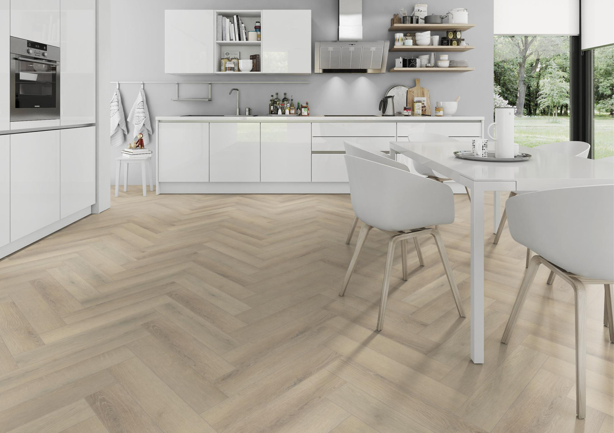 SPC-Oak-Seashell-Herringbone-Vinyl-Wood-floor_64971514-b4cf-46c3-8975-69fd276b2268 SPC Oak Seashell Herringbone Vinyl Floor - Image 1