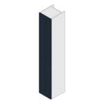 Gresham 300mm 2 Door Tall Storage Unit - Indigo