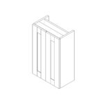 Gresham Slimline 2 Door Storage Unit