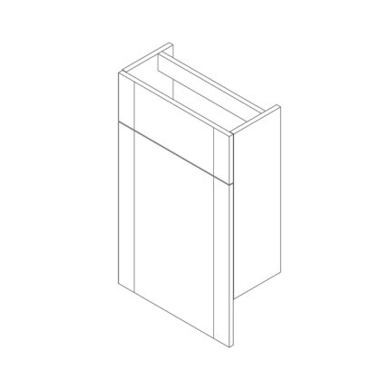 Gresham Slimline Back To Wall Unit