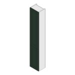 Gresham Slimline 300mm 2 Door Tall Storage Unit 300mm - Fir Green