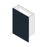 Gresham Slimline Back To Wall Unit - Indigo, 600mm