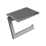 Kallan Toilet Roll Holder - Gun Metal