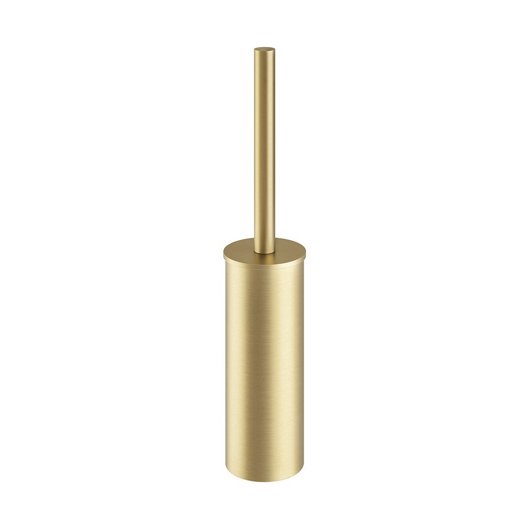 mlacrdtbsbb_round_wall_mounted_toilet_brush_set_brushed_brass_co_1-1 Round Toilet Brush Set - Image 1