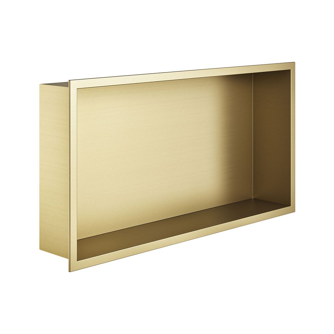 mlacsn6x3bb_600_x_300_rectangle_shower_niche_brushed_brass_co_2-1 Shower Niche - Rectangle - Image 1