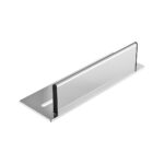 Square Shower Shelf & Wiper - Chrome