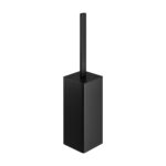 Square Toilet Brush Set - Black