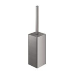 Square Toilet Brush Set - Gun Metal