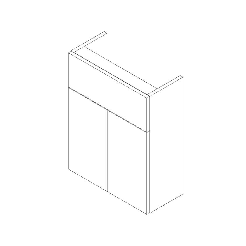 Stockton Slimline 2 Door Basin Unit Stockton Slimline 2 Door Basin Unit - Image 1