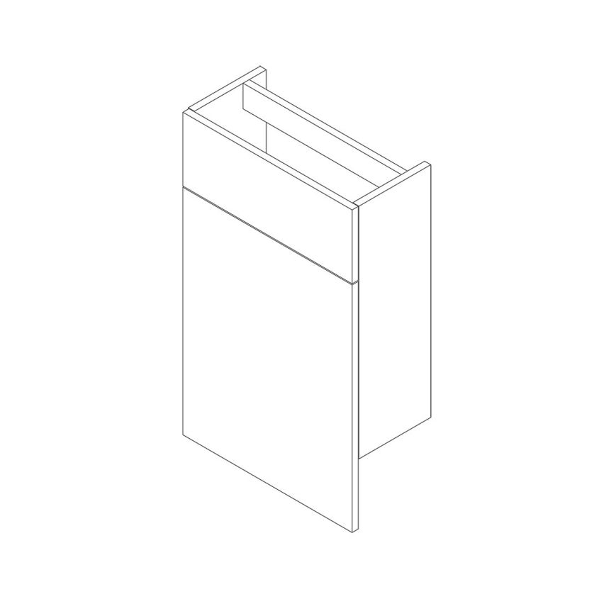 Stockton Slimline Back To Wall Unit Stockton Slimline Back To Wall Unit - Image 1