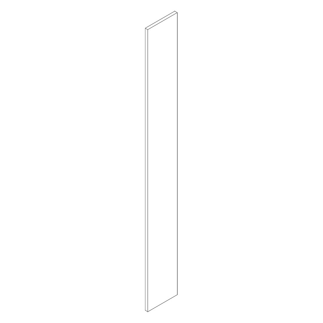 slimline-tall-end-panel-210mm-depth Slimline Tall End Panel - Image 1