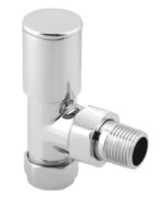 SONAS Round Head Angled Radiator Valves