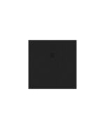 SLATE Square Shower Tray Black & Waste - 800mm