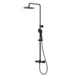 Design Collection Drench Shower - Matt Black
