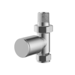 Aqualla Round Straight Valves - Chrome