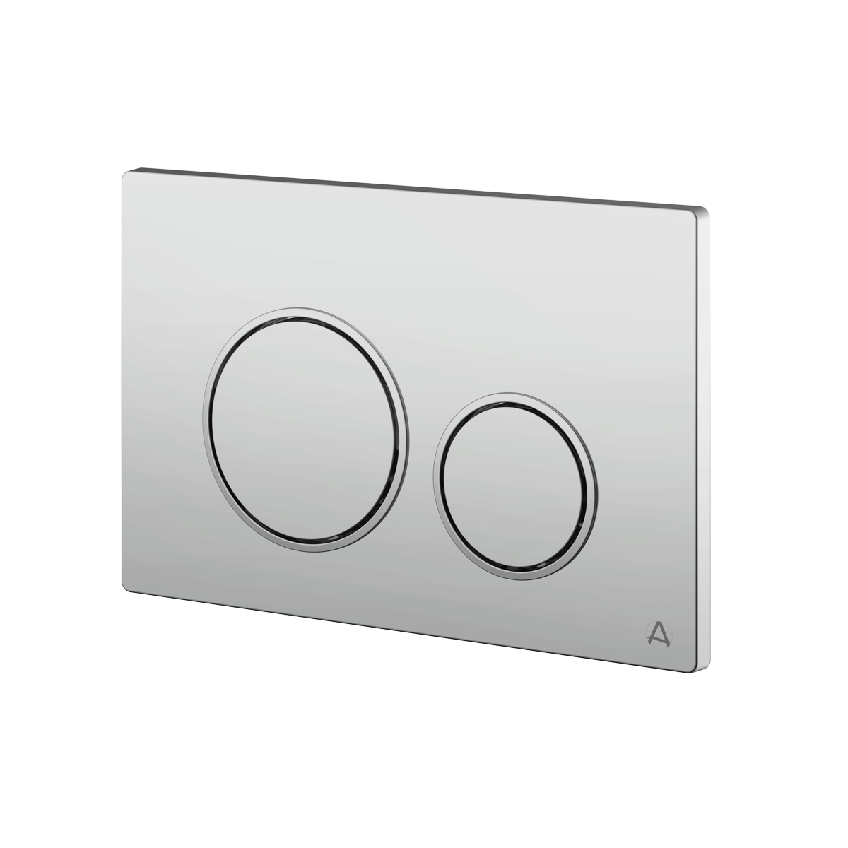 AQUALLA-SOLARA-ROUND-BUTTON-FLUSH-PLATE_SOFP-CH Aqualla Solara Flush Plate - Image 1