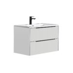 Avara Wall Hung Unit - 500mm, Matt White