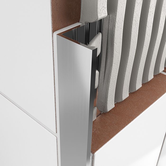 BC_Upload_49b67917-8524-41f5-b2b7-31d0a4fc530e Atrim 8mm Straight Edge Aluminium Chrome Effect Tile Trim - 2.5m - Image 1