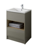 Lucca Floor Standing Unit - 500mm, Matt Taupe