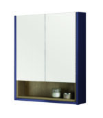 Lucca Mirror Cabinet - Matt Sapphire Blue