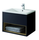 Lucca Wall Hung Unit - 600mm, Anthracite